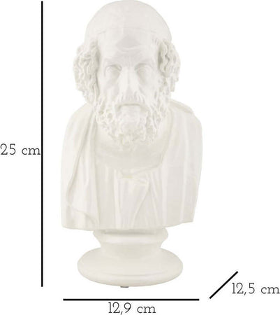 Scultura Saggio Cm 12,9X12,5X25 Casa e cucina/Decorazioni per interni/Arte/Sculture/Statue Led Mall Home - Napoli, Commerciovirtuoso.it