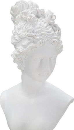 Scultura Statua Woman C/Piedistallo Cm 11X10,5X35,5 Casa e cucina/Decorazioni per interni/Arte/Sculture/Statue Led Mall Home - Napoli, Commerciovirtuoso.it