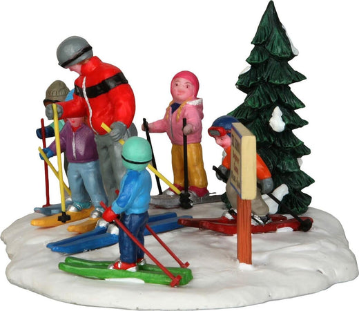 Scuola di Sci, personaggi per villaggio di Natale in poliresina Casa e cucina/Decorazioni per interni/Addobbi e decorazioni per ricorrenze/Decorazioni natalizie/Oggettistica MagiediNatale.it - Altamura, Commerciovirtuoso.it