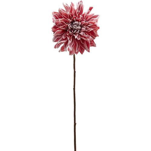 Ramo decorativo artificiale Dalia Rex colore rosa, decorazione da 55 cm