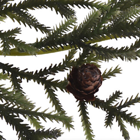 Ghirlanda di Pino per albero di Natale, decorazione in poliestere da 14x180 cm