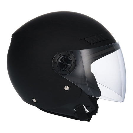 Shiro - Casco jet Kioto nero S