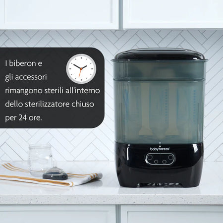 Sterilizzatore Baby Brezza One Step Sterilizer Dryer Advanced Black