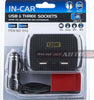 SDOPPIATORE ADATTATORE 3 ACCENDISIGARI TRIPLO + 2 USB 120W AUTO CAMPER BARCA MULTICARICATORE Elettronica/Cellulari e accessori/Accessori/Caricabatterie/Caricabatterie da auto Trade Shop italia - Napoli, Commerciovirtuoso.it