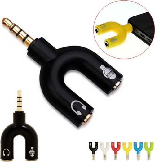 Sdoppiatore-Microfono-Cuffia-Headphone-Splitter-Jack-3.5-Mm-Smatphone-Pc