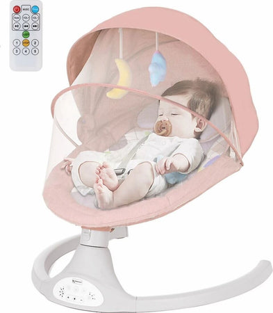 Sdraietta-altalena-sedia-a-dondolo-per-neonati-bluetooth-con-zanzariera-bambini