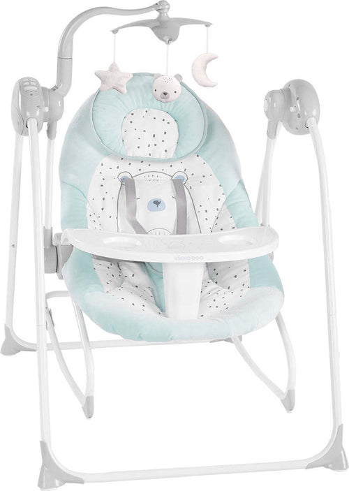 Sdraietta-e-Altalena-Kikkaboo-Elettrica-Dozy-Bear-with-Me-Menta