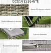 Sdraio-da-Giardino-in-Rattan-PE-con-Schienale-Regolabile-e-Cuscino,-207x70x70cm,-Grigio-862-030GY