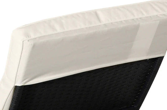Sdraio-da-Giardino-in-Rattan-PE-con-Schienale-Regolabile-e-Cuscino,-207x70x70cm,-Nero-862-030BK