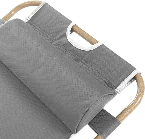 Sdraio Sedia da giardino reclinabile pieghevole reclinabile pieghevole Sedia da spiaggia Sedia da pesca Sedia da esterno grigio