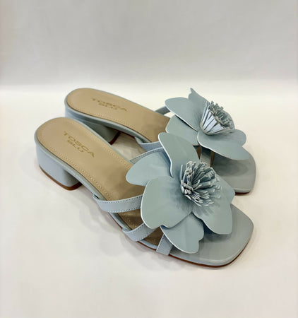 ToscaBlu Donna Sandali flat Lisbona in pelle con accessorio