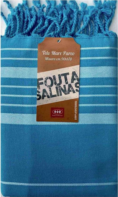 Seamar - Telo Mare Fouta Salinas Spugna E Cotone 90x170 Rifinito Con Frange Casa e cucina/Tessili per la casa/Biancheria da bagno/Asciugamani/Teli mare La Bottega del Risparmio - Bari, Commerciovirtuoso.it