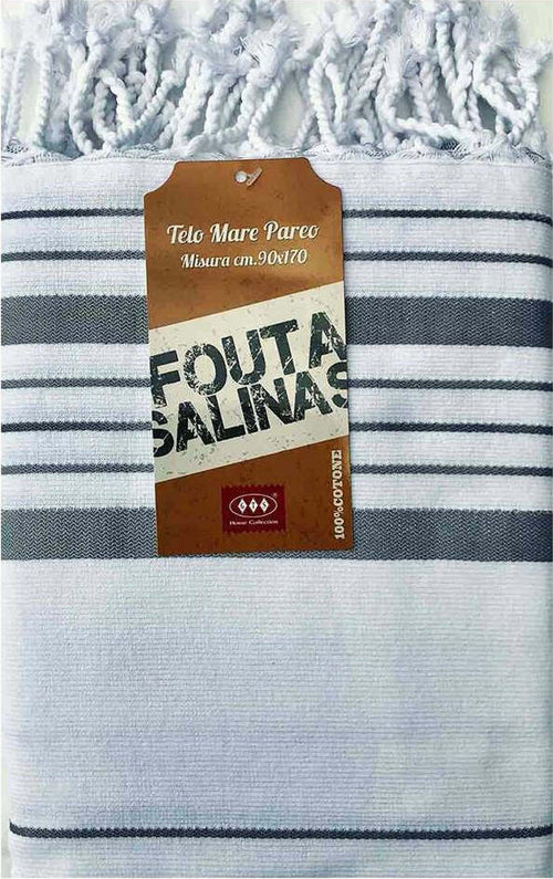 Seamar - Telo Mare Fouta Salinas Spugna E Cotone 90x170 Rifinito Con Frange Casa e cucina/Tessili per la casa/Biancheria da bagno/Asciugamani/Teli mare La Bottega del Risparmio - Bari, Commerciovirtuoso.it