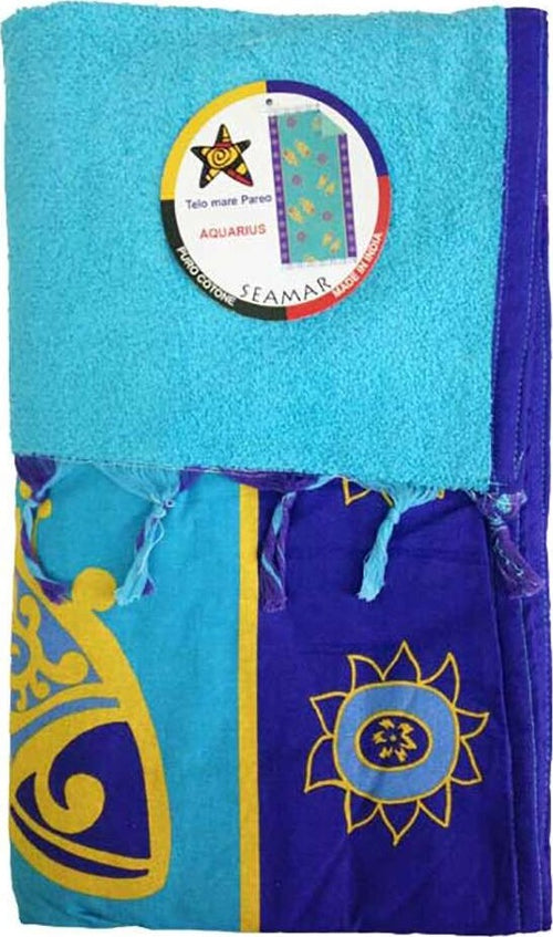 Seamar - Telo Mare Pareo In Spugna Di Cotone 90x165 Vari Colori Casa e cucina/Tessili per la casa/Biancheria da bagno/Asciugamani/Teli mare La Bottega del Risparmio - Bari, Commerciovirtuoso.it