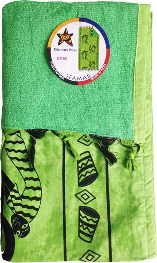 Seamar - Telo Mare Pareo In Spugna Di Cotone 90x165 Vari Colori Casa e cucina/Tessili per la casa/Biancheria da bagno/Asciugamani/Teli mare La Bottega del Risparmio - Bari, Commerciovirtuoso.it