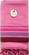 Seamar-Telo-Mare-Fouta-cotone-spugna-Nido-D'ape-misura-90-x-160cm-più-frange-vari-colori