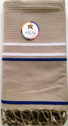 Seamar-Telo-Mare-Fouta-cotone-spugna-Nido-D'ape-misura-90-x-160cm-più-frange-vari-colori