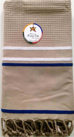 Seamar-Telo-Mare-Fouta-cotone-spugna-Nido-D'ape-misura-90-x-160cm-più-frange-vari-colori