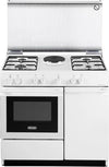 De'Longhi Cucina SEW8541NEDM a Gas 4 Fuochi Piastra Elettrica Forno 42L 86x50cm Bianco