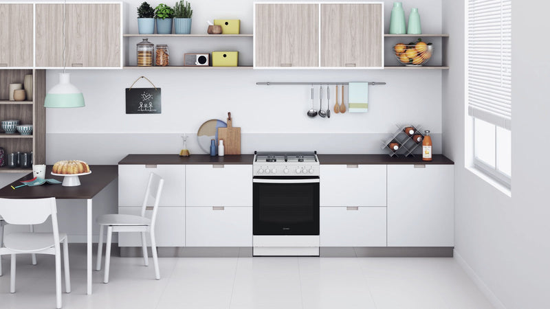 INDESIT CUCINA A GAS 4 BRUC.FORNO ELET.75LT 60x60 BIANCO IS67G4PHW/E/1