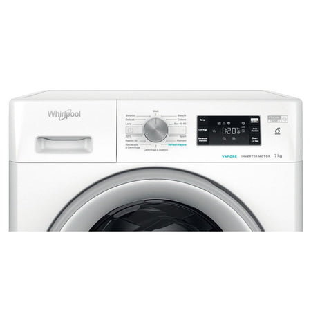 WHIRLPOOL LAVATRICE 7KG INVERTER VAPORE A 1400 GIRI FFB 7469 SV IT