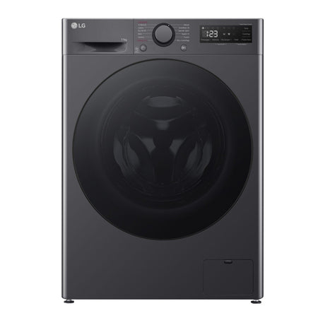 LG Lavatrice F4R5011TSMB 11 kg 1400 Giri Classe A Nero AI DD TurboWash