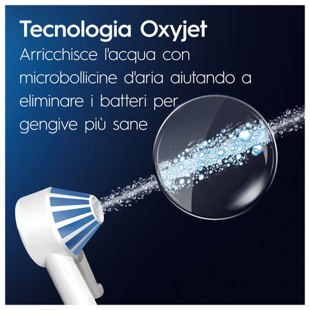 Oral-B Idropulsore MD20 + 2 Beccucci Oxyjet + 2 Beccucci Water Jet
