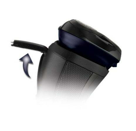 Remington R3002 Rasoio Elettrico 3 Testine Rotazione Trimmer Nero/Grigio