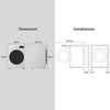 LG Lavatrice F2R7S09TSWC 9kg Caricamento Frontale Classe A Bianca AI DD Inverter