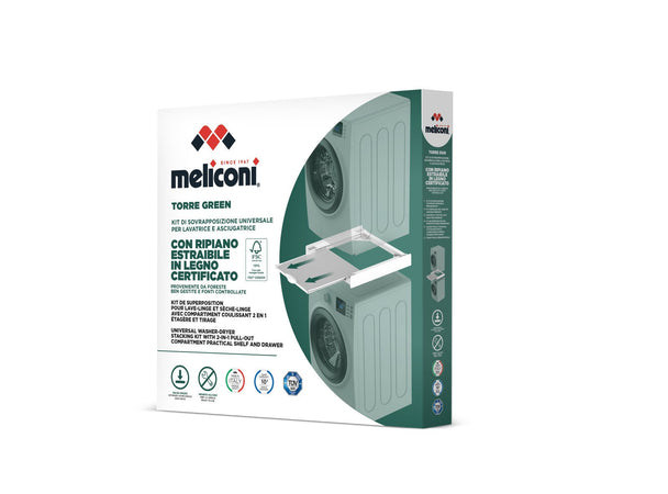 Meliconi Torre Green Supporto per Lavatrice e Asciugatrice