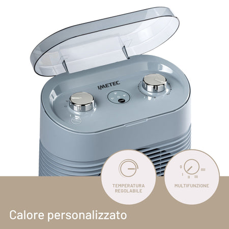 Imetec Silent Power Protection Termoventilatore Silenzioso 2100W