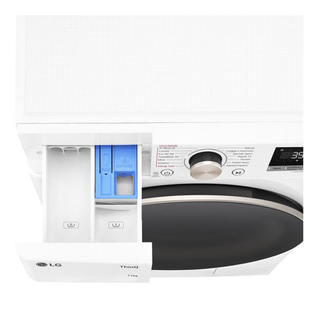Lg Lavatrice F4R7011TSWG 11kg Classe A 1400 Giri Carica Frontale AI DD TurboWash