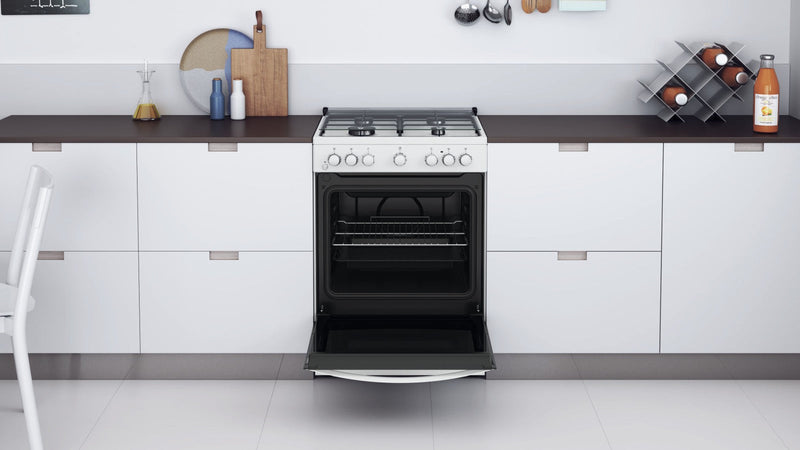 INDESIT CUCINA A GAS 4 BRUC.FORNO ELET.75LT 60x60 BIANCO IS67G4PHW/E/1