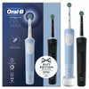 Oral-B Vitality Pro Duo Adulto Spazzolino rotante-oscillante Nero/Blu/Bianco