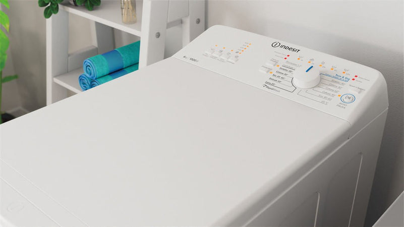 Indesit Lavatrice Carica dall'Alto 6 kg 1000 Giri BTW L60400 IT Libera Installazione