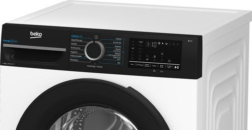 Beko Lavatrice BMEPWU4841B Frontale 8 kg Classe A 1400 Giri EnergySpin Nero e Bianco