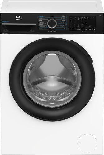 Beko Lavatrice BMEPWU4841B Frontale 8 kg Classe A 1400 Giri EnergySpin Nero e Bianco