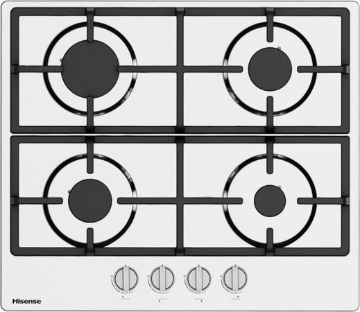 Hisense GM643XHFCI Piano Cottura Da incasso 60 cm Gas 4 Fornello Inox