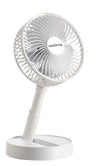 10Innoliving Ventilatore Pieghevole Ricaricabile 19 cm Bianco