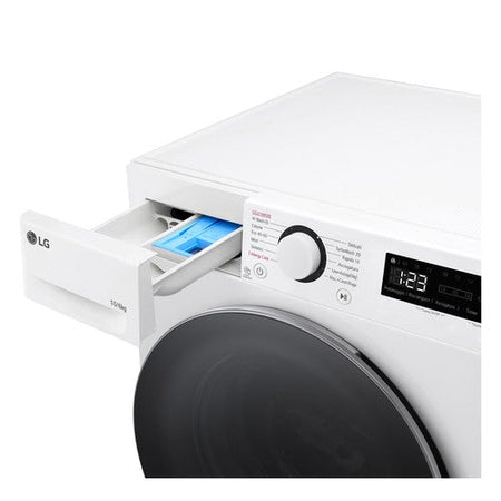 Lg Lavasciuga D4R5010TSWS 10/6 kg 1400 Giri Classe D TurboWash Vapore Bianco