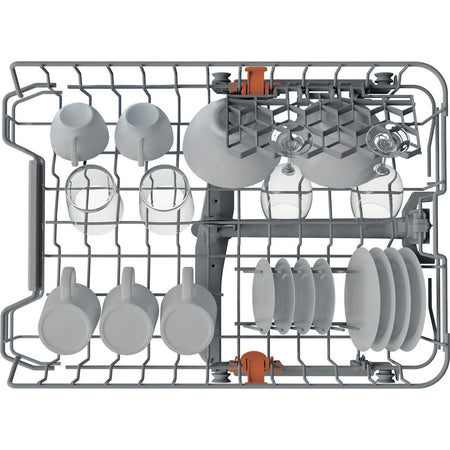 HOTPOINT LAVASTOVIGLIE LIBERA INST.45CM 10COPER. C SILVER HA3FC10BS7A0S