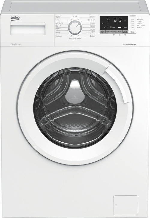 BEKO LAVATRICE 8KG YOUNG SMART C INVERTER 1200GIRI WUX81232WI/IT