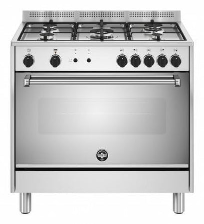 Bertazzoni La Germania Americana AMN965GXV/24 Cucina 9060 Piano Cottura 5 Fuochi a Gas Forno a Gas Ventilato 117L Classe A inox