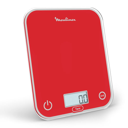 Moulinex BN50U3 Bilancia da cucina elettronica Superficie piana Rettangolo Rosso