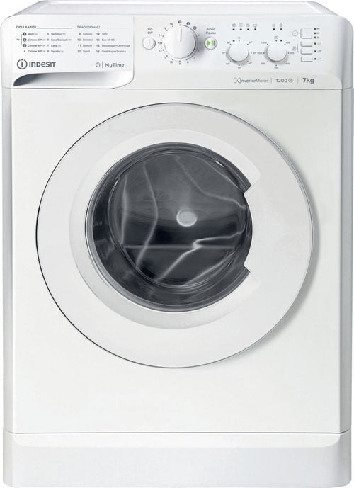 INDESIT LAVATRICE 7KG INVERTER A 1200GIRI MTWC 71296 W IT