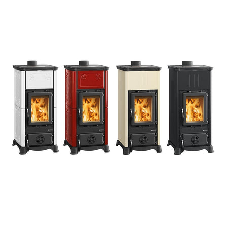 La Nordica Stufa a Legna Emiliana Bianco Infinity 45.3cm