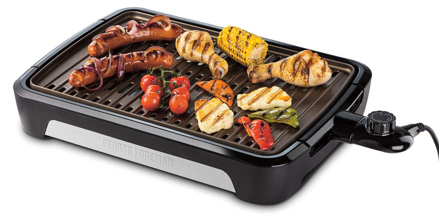Russell Hobbs George Foreman 25850-56 Griglia Elettrica Smokeless BBQ Large Potenza 1350 W Nero
