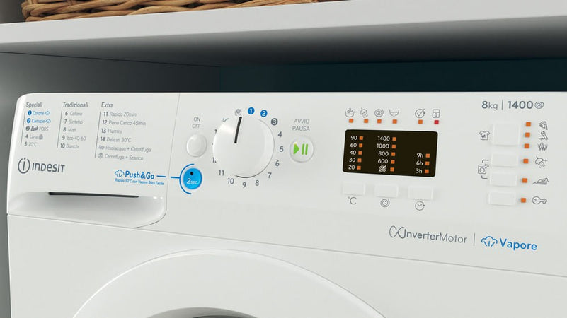 Indesit Lavatrice BWA 81496X WV IT 8kg Classe A 1400 giri Carica Frontale Bianca