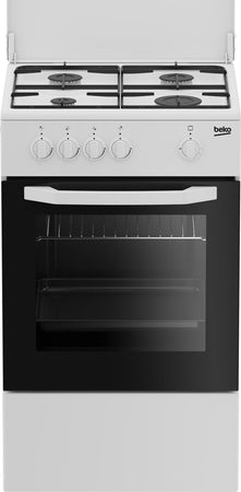 BEKO CUCINA A GAS 4 BRUCIATORI FORNO GAS 54LT 50x50 BIANCO CSG42009DW