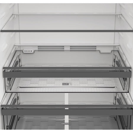 Whirlpool WHD26472X4E Frigorifero Doppia Porta 477L Total No Frost 70cm Classe E Nero/Inox WHD2 6472 X4E